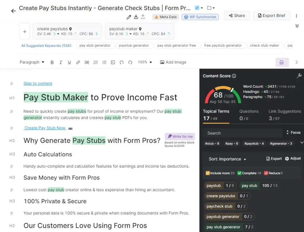 rank-worthy content for your yacht charter business, seo content assistant